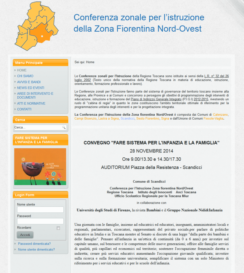 Conferenza per l'istruzione della zona fiorentina Nord/Ovest